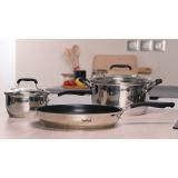 5 DELNI SET INOX POSODE TEFAL COOK&COOL