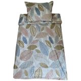 POSTELJNINA LIVING COTTON FLORESTA GREEN 140X200 50X70, RENFORCE, Z ZADRGO