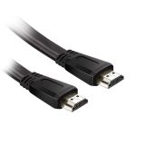 POVEZOVALNI KABEL EKON HDMI 4K ULTRA HD ČRN ECVHDMI10FLAT