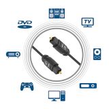 POVEZOVALNI KABEL MANHATTAN OPTIČNI AVDIO 3M