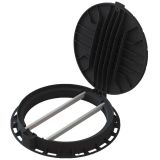 PP POKROV Z OKVIRJEM 2PR-URBAN, FI600, A15KN, H74MM - ČRN