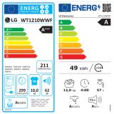 PRALNO-SUŠILNI STEBER LG WT1210WWF