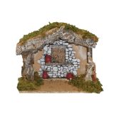 DODATEK ZA JASLICE EUROMARCHI PRAZNA HIŠA LESENA 25X13X21 CM