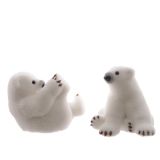 PRAZNIČNA FIGURA DECORIS POLARNI MEDVED 16X22X17 CM SORT