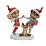 PRAZNIČNA FIGURA DECORIS ŠKRATEK RAJANJE 17 CM