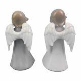 PRAZNIČNA FIGURA GLOSSTYLE ANGEL SORT. 12.5 CM 6.2X5X12.5 CM MODRI/ROZA