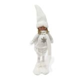 PRAZNIČNA FIGURA GLOSSTYLE OTROK, BEL 15X11X51 CM, SORTIRANO