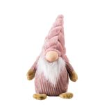 PRAZNIČNA FIGURA GLOSSTYLE PALČEK 20 CM ROZA TEKSTIL