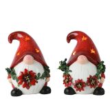 PRAZNIČNA FIGURA LUMINEO ŠKRAT Z LED LUČKO, RDEČ 18.80 CM, SORTIRANO