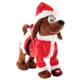 PRAZNIČNA FIGURA MQ MEHKI KUŽA 25 CM POJOČ IN PREMIKAJOČ