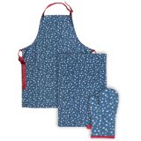 NOVOLETNI SET S PREDPASNIKOM, KUHINJSKO KRPO IN ROKAVICO