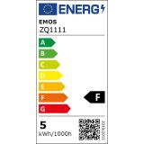 LED ŽARNICA E27 EMOS CLS MINI GL 4W NW