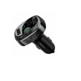 PRENOSNI FM ODDAJNIK BASEUS AVTO FM-ODDAJNIK+POLNILEC BASEUS 2XUSB MICROSD, ČRN