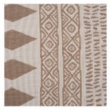 PREPROGA NATERIAL DELOS 120X180 BEŽ/RJAVA ZUNANJA