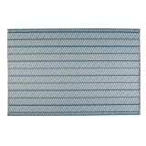 PREPROGA NATERIAL ENOS 120X180 MODRA/BEŽ ZUNANJA