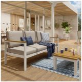 PREPROGA NATERIAL ENOS 120X180 MODRA/BEŽ ZUNANJA