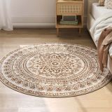 PREPROGA SONGMICS HOME OKROGLA 120 CM BEŽ