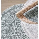 PREPROGA SONGMICS HOME OKROGLA 120 CM SIVA