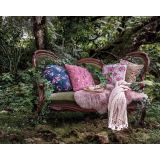 DEKORATIVNA PREPROGA U.KRZNO 38X55CM ROZA ALI BORDO