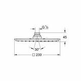 GROHE RAINSHOWER ALLURE, NADGLAVNA PRHA