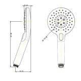 PRHA UNITAS ROČNA A34B ROUND ČRNA