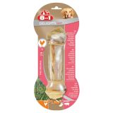 PRIBOLJŠEK ZA PSA 8 IN 1 KOSTI ZA ŽVEČENJE, L SVINJSKA KOŽA, 1 KOS