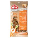 PRIBOLJŠEK ZA PSA 8 IN 1 MINIS ZA PSA PIŠČANEC IN KORENJE, 100G
