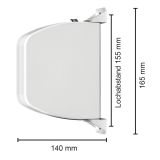 PRIBOR SCHELLENBERG NAVIJALEC ZA ROLETE FLEXO MINI S TEČAJI BEL