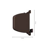 PRIBOR SCHELLENBERG NAVIJALEC ZA ROLETE FLEXO MINI S TEČAJI RJAV