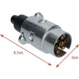 PRIBOR ZA PRIKOLICO CARPOINT VTIKAČ 7 POL 12V ALU