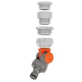 PRIKLJUČEK ZA VODO GARDENA KOTNI (VRTLJIV) NASTAVEK ZA PIPO 25.4MM-12.7MM