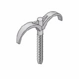 PRIKLJUČNI PRIBOR UNIPIPE DVOJNO DRŽALO CEVI L=6 CM