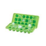 PRIPOMOČEK UCSAN PLASTIK MODEL ZA LEDENE KOCKE 2/1 ZELENE BARVE