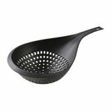 PRIPOMOČEK ZA ODCEJANJE CUISINE CEDILO 19CM Z ROČAJEM ČRN