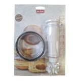 PRIPOMOČEK ZA PEKO FACKELMANN SET ZA KROFE MODEL IN BRIZGALKA