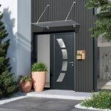 NADSTREŠEK NAD VRATI ARTENS PRITRDILNI NOSILEC GAMBI 140X90CM NERJAVEČE JEKLO