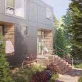 STEBRIČEK PRO 3 1S ALU 95-100 CM TALNA MONTAŽA