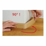 KOTNA ZAKLJUČNA LETEV FN PRO FLEX BELA 10X44X2400 MM