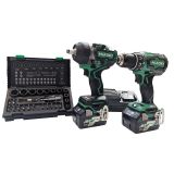 AKUMULATORSKI SET HIKOKI PROFISET007 DS18DBSL + WR36DE