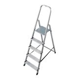 PROSTOSTOJEČA LESTEV KRAUSE CORDA 5 STOPNIČNA 1.6M - DELOVNA VIŠINA 3M