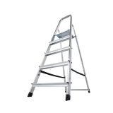 PROSTOSTOJEČA LESTEV KRAUSE CORDA 5 STOPNIČNA 1.6M - DELOVNA VIŠINA 3M