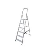 PROSTOSTOJEČA LESTEV KRAUSE CORDA 6 STOPNIČNA 1.8M - DELOVNA VIŠINA 3.2M