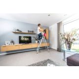 PROSTOSTOJEČA LESTEV KRAUSE MONTO 1X5 STOPNIČNA 1.65M DELOVNA VIŠINA 3.05M