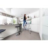 PROSTOSTOJEČA LESTEV KRAUSE MONTO 1X5 STOPNIČNA 1.65M DELOVNA VIŠINA 3.05M