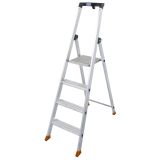 PROSTOSTOJEČA LESTEV KRAUSE MONTO SOLIDO 1X4 STOPNIC 0.85M DELOVNA VIŠINA 2.85M