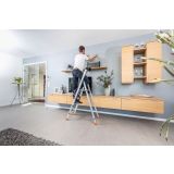 PROSTOSTOJEČA LESTEV KRAUSE MONTO SOLIDO 1X4 STOPNIC 0.85M DELOVNA VIŠINA 2.85M