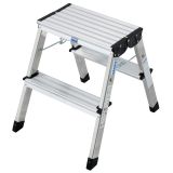PROSTOSTOJEČA LESTEV KRAUSE MONTO TREPPY 2X2 STOPNIC 0.45M DELOVNA VIŠINA 2.45M