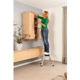 PROSTOSTOJEČA LESTEV KRAUSE MONTO TREPPY 2X2 STOPNIC 0.45M DELOVNA VIŠINA 2.45M