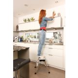 PROSTOSTOJEČA LESTEV KRAUSE MONTO TREPPY 2X2 STOPNIC 0.45M DELOVNA VIŠINA 2.45M