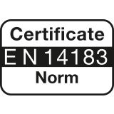 PROSTOSTOJEČA LESTEV KRAUSE MONTO TREPPY 2X2 STOPNIC 0.45M DELOVNA VIŠINA 2.45M